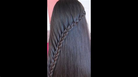 Trenza De Lado Con Cabello Suelto/ Sideways Braid